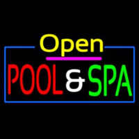 Open Pool And Spa Neontábla