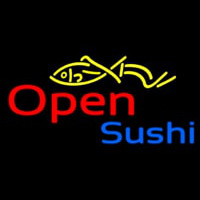 Open Sushi Neontábla