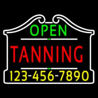 Open Tanning With Phone Number Neontábla