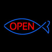 Open With Fish Neontábla