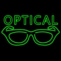 Optical With Glass Logo Neontábla