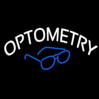Optometry With Glass Logo Neontábla