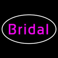Oval Bridal In Pink Neontábla