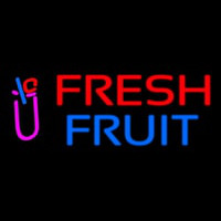 Oval Fresh Fruit Smoothies Neontábla