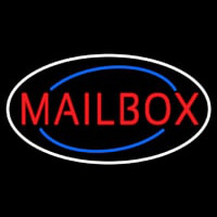 Oval Mailbo  Deco Style Neontábla