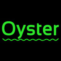 Oysters Green Line Neontábla