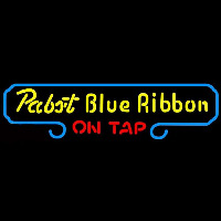 Pabst Blue Ribbon On Tap Beer Sign Neontábla