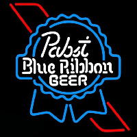 Pabst Skyblue Red Ribbon Beer Sign Neontábla