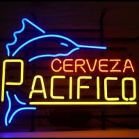 Pacifico Clara Mexican Cerveza Neon Üveg Kocsma Kocsma Tábla