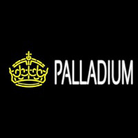 Palladium Block Yellow Crown Neontábla