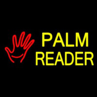 Palm Reader Logo Neontábla