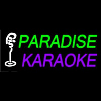 Paradise Karaoke Neontábla