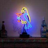 Parrot Cocktail Desktop Neontábla
