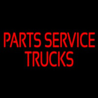 Parts Service Trucks Neontábla
