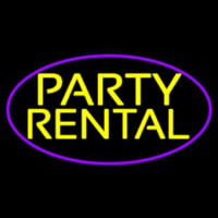 Party Rental 2 Neontábla