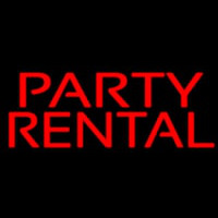 Party Rental Neontábla