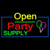 Party Supply Open Neontábla