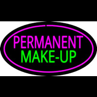 Permanent Make Up Oval Pink Neontábla