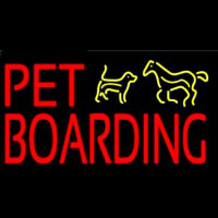 Pet Boarding 1 Neontábla