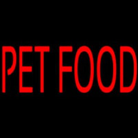 Pet Food Block Neontábla