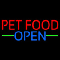 Pet Food Open 1 Neontábla