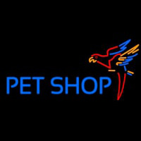 Pet Shop Parrot Neontábla