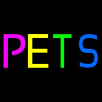 Pets Multicolored Neontábla