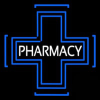 Pharmacy Inside Plus Logo Neontábla