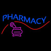 Pharmacy With Logo Neontábla