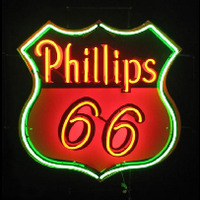 Phillips 66 Gasoline Neontábla