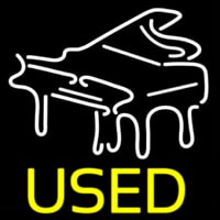 Piano Used Neontábla