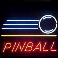Pinball Bolt Nyitva Neontábla