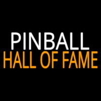 Pinball Hall Of Fame 2 Neontábla