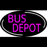 Pink Bus Depot Neontábla