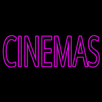 Pink Cinemas Block Neontábla