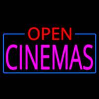 Pink Cinemas Open Neontábla