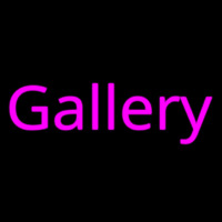 Pink Cursive Gallery Neontábla