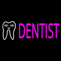 Pink Dentist Logo Neontábla