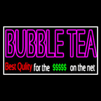Pink Double Stroke Bubble Tea Neontábla