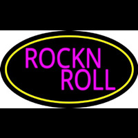 Pink Rock N Roll Guitar 2 Neontábla