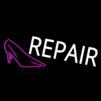 Pink Sandal Logo Repair Neontábla