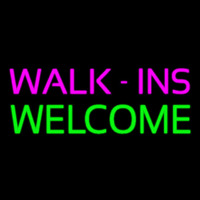 Pink Walk Ins Welcome Neontábla
