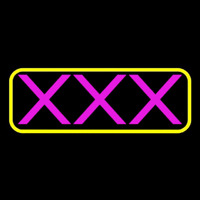 Pink X   Neontábla