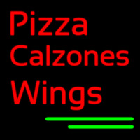 Pizza Calzones Wings Neontábla