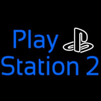 Playstation 2 Neontábla