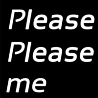 Please Please Me Neontábla