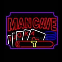 Poker Cigar Man Cave Neontábla