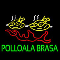 Pollo Ala Brasa Fish Neontábla