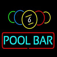 Pool Bar Neontábla