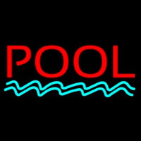 Pool Red Neontábla